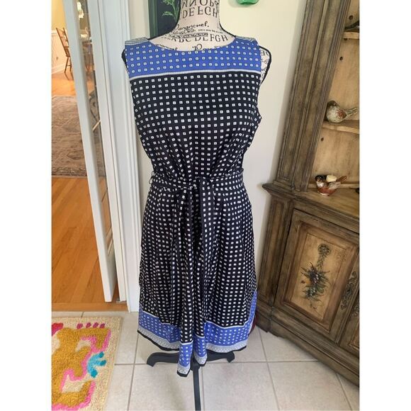 Talbots Multicolored sleeveless dress - Picture 4 of 13